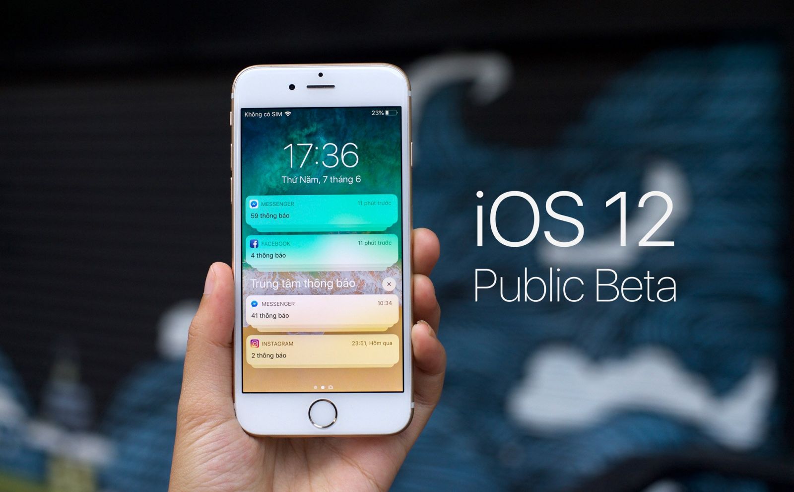 Thông tin & hướng dẫn cập nhật ios 12 Public beta